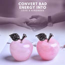 Maçã do Amor de Quartzo Rosa - AppleLove
