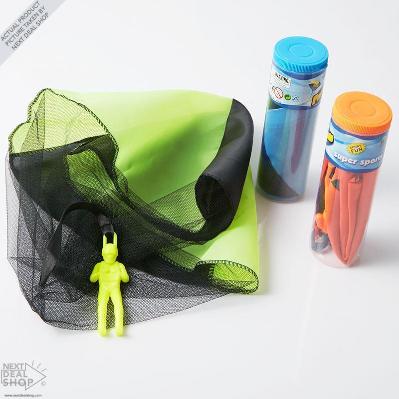 Paraquedas de Brinquedo de 3 peças, Livre de Emaranhado - Basta atirar e ver voar!