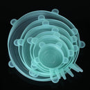 Kit 6 Peças Tampas de Silicone VEDA-TUDO Original - Inov&tec