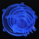 Kit 6 Peças Tampas de Silicone VEDA-TUDO Original - Inov&tec