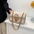 Bolsa LUXURY BEE em Couro PU Pele de Cobra - Bolsa Feminina De Ombro HandBag - Inov&tec