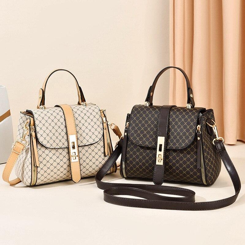 Bolsa de Ombro Feminina RETRO PRINT - Inov&tec