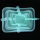 Kit 6 Peças Tampas de Silicone VEDA-TUDO Original - Inov&tec