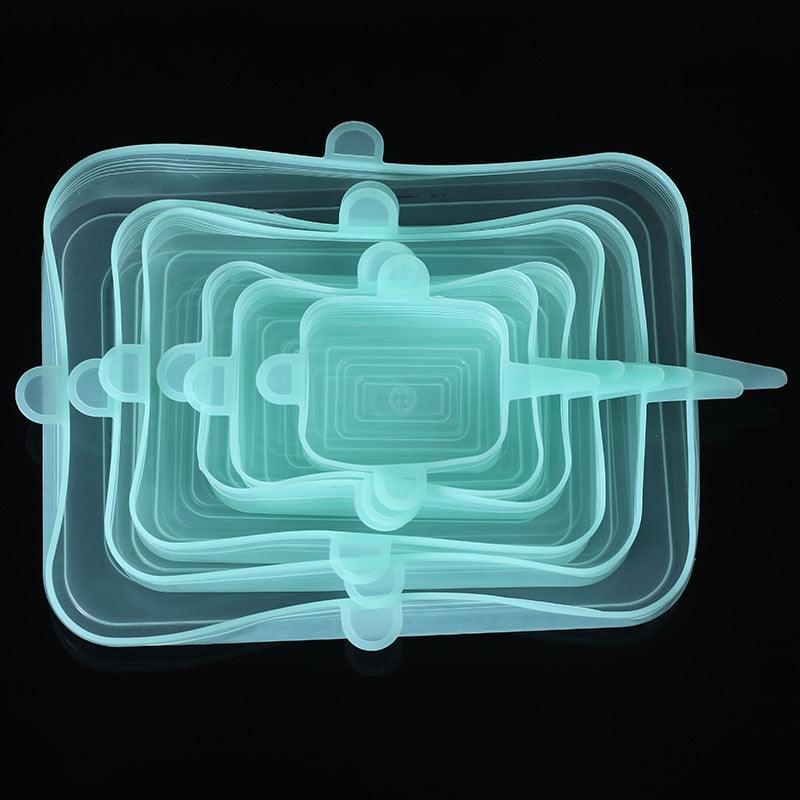 Kit 6 Peças Tampas de Silicone VEDA-TUDO Original - Inov&tec