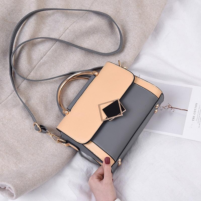 Bolsa Feminina FAMOUS Em Couro PU - Inov&tec