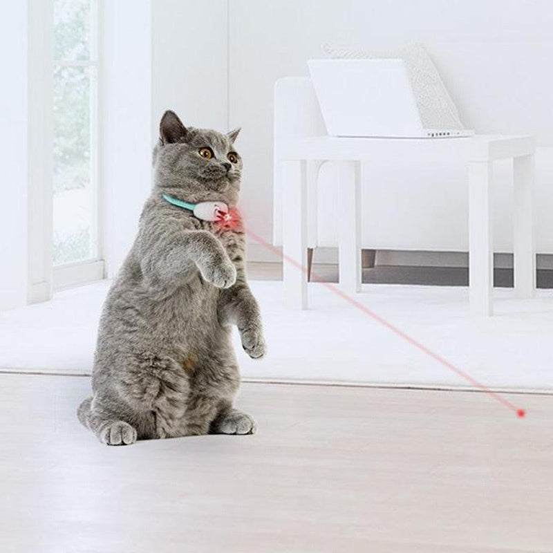 Brinquedo Interativo para Gatos LASER CAT - Colar Ajustável com Laser recarregável - Inov&tec