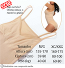 Kit 2 em 1 Modelador Corporal Regata e Calcinha Shape Now