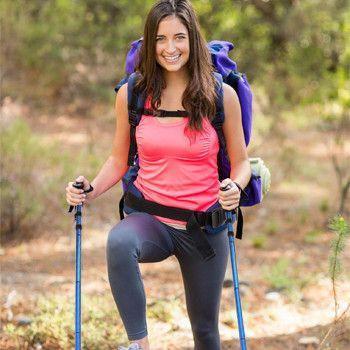 Bastão de Caminhada Dobrável Compacto Trekking