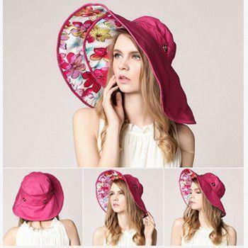 Chapéu de Praia Grande Dobrável Proteção Solar 50+