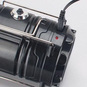 Lanterna para Acampamento Led movido à Energia Solar - Perfeito para Caminhadas, Camping, Emergências!