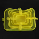 Kit 6 Peças Tampas de Silicone VEDA-TUDO Original - Inov&tec