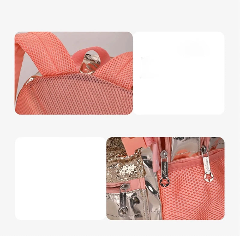 Mochila Infantil Girl Power Brilhante - Mostres seu Poder nas Aulas