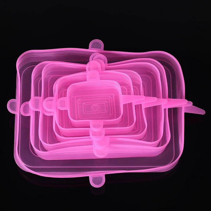 Kit 6 Peças Tampas de Silicone VEDA-TUDO Original - Inov&tec