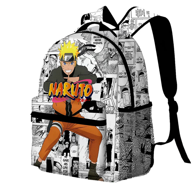 Mochila Infantil Anime Naruto - Estude Como Um Ninja