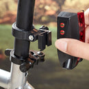 Lanterna Laser LED Traseira de Bicicleta