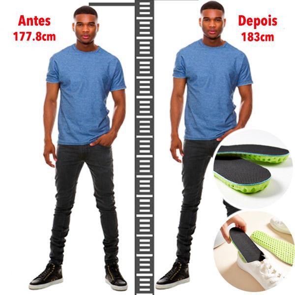 Par de Palmilhas Ortopédicas em Lycra à Prova de Choque Leve e Durável