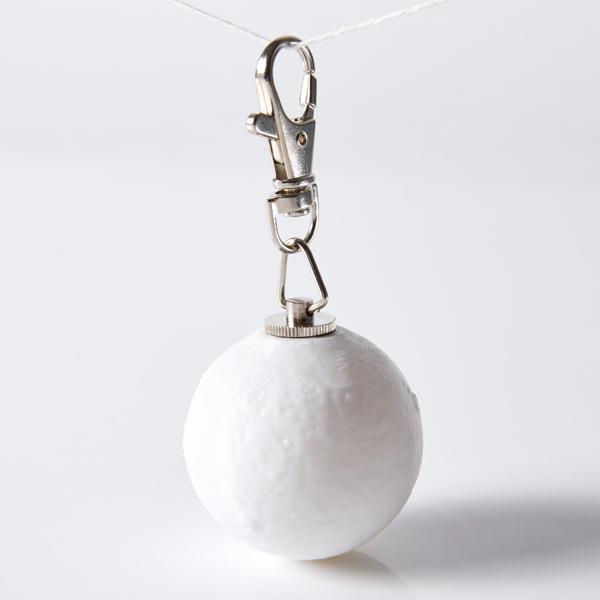 Chaveiro de Lua 3D Multicor