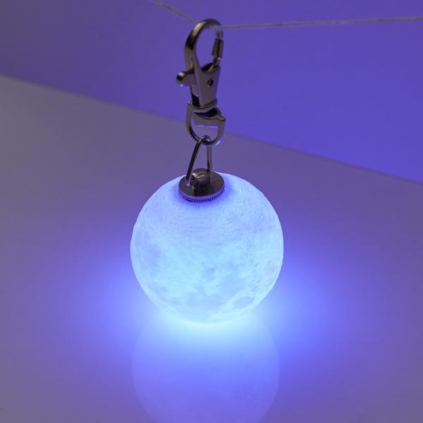 Chaveiro de Lua 3D Multicor
