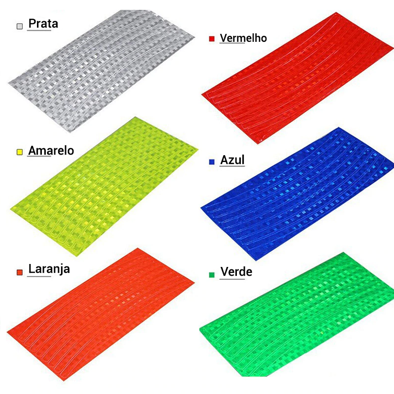 Safe Cycling - Adesivos para Roda de Bicicleta (kit de 3 peças)