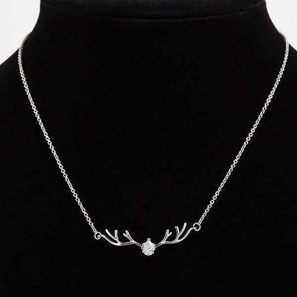 Colar de Chifre de Cervo - Majestic Antlers Elegance