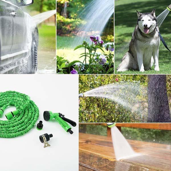 Mangueira de Alta Pressão Expansível de 15,24 m (Cabeça de Pulverização de 7 padrões)