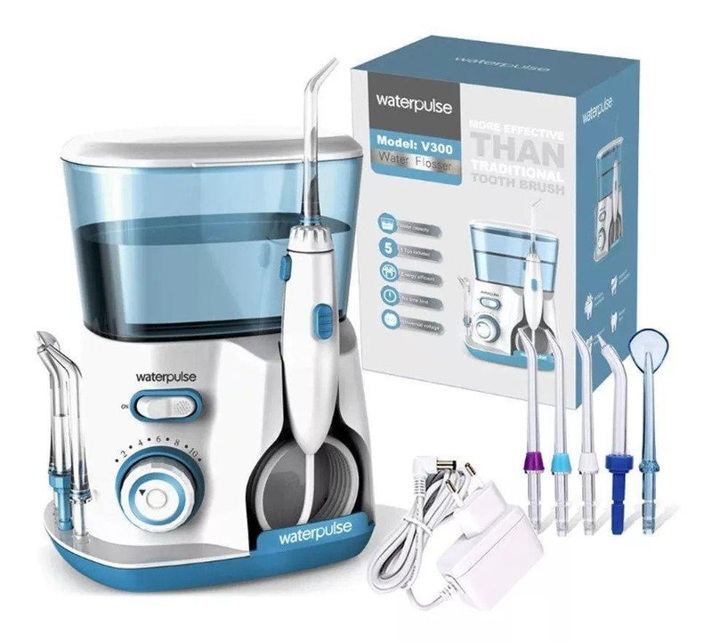 Irrigador Oral Dental com 5 Bicos Substituíveis para uma Limpeza Completa Water Pulse WP300