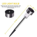 Luzes de Jardim Led Multi-Cor com Carga Solar - Solar Magic Garden Lights