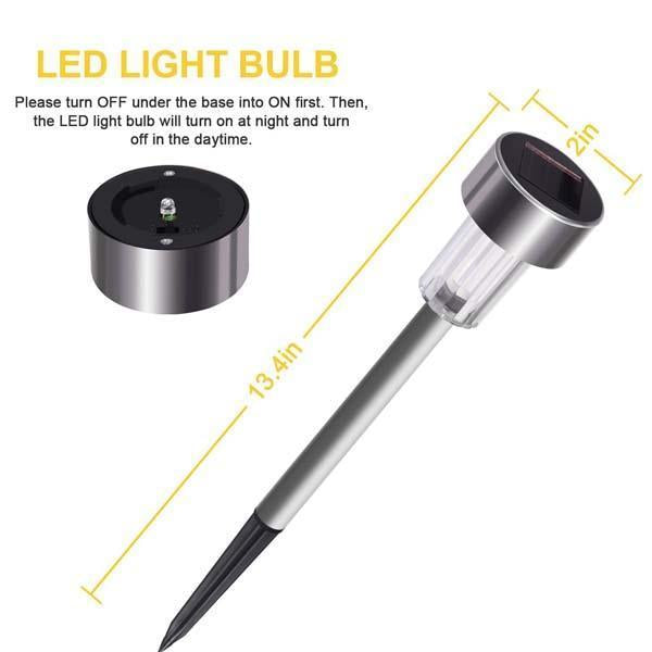 Luzes de Jardim Led Multi-Cor com Carga Solar - Solar Magic Garden Lights