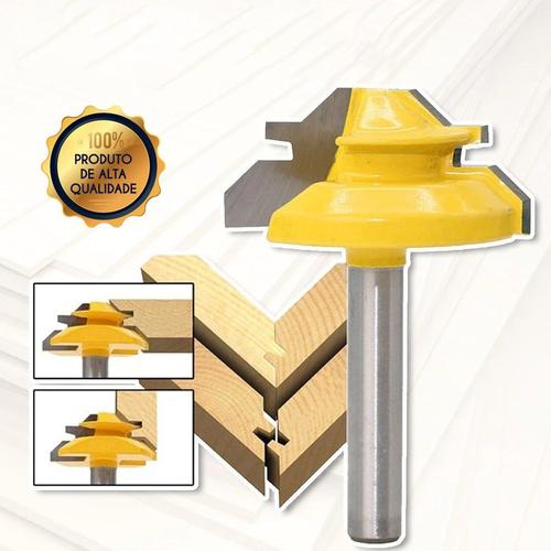 [COMPRE 1 LEVE 3] Fresa Corte 45° Meia Esquadria 15mm a 18mm - Tupia Manual Tupia Fixa Tupia Bancada [OFERTA RELÂMPAGO]