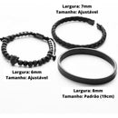 Kit de 3 Pulseiras Banhadas a Ouro e Prata Cravejadas com Cristais De Zircônia LUXURY PANTHER