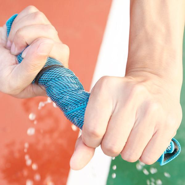 Toalha Esportiva de Refrigeração Instantânea em Algodão