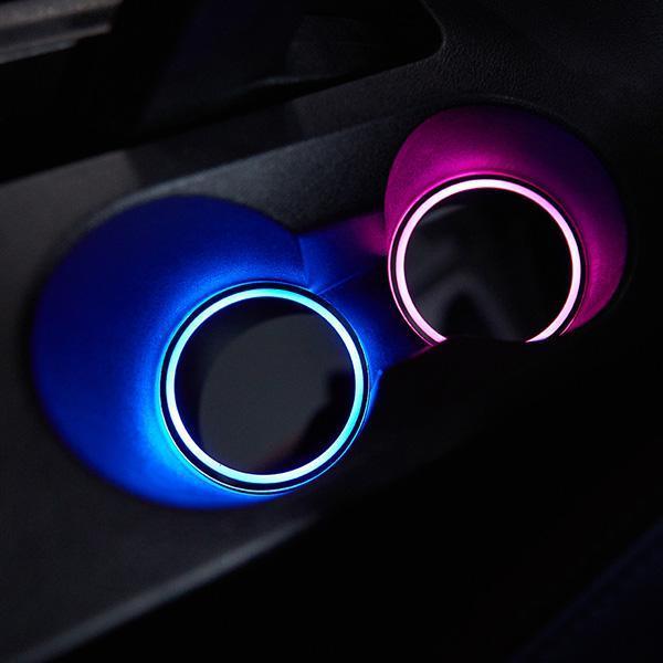 Suporte de Copo para Carro com Led 2 Peças - LuminaCup