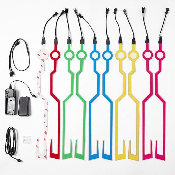 Conjunto de LED para Capacete