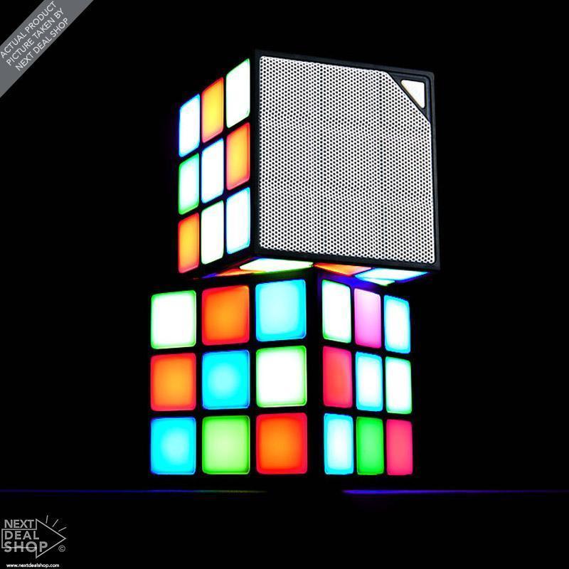 Caixa de Som Cubo Mágico Portátil e Sem Fio - GrooveSync