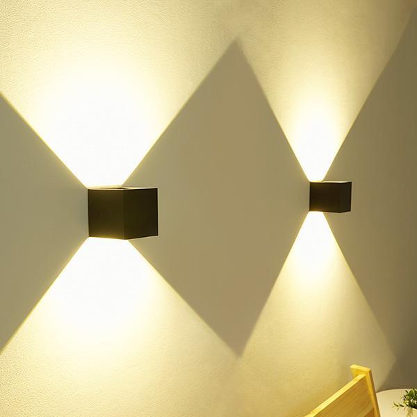 Arandela Preta LED Impermeável de Parede à Prova D'àgua