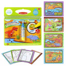 kit 2 Livros Infantis para Colorir à Base de Água Magic Fun