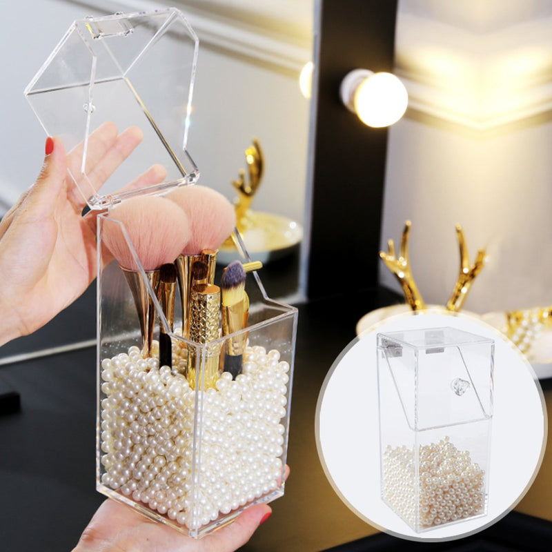 Suporte para Pincéis de Maquiagem - Perólas