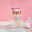 Suporte para Pincéis de Maquiagem - Perólas