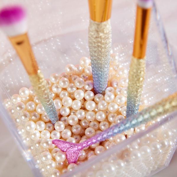 Suporte para Pincéis de Maquiagem - Perólas