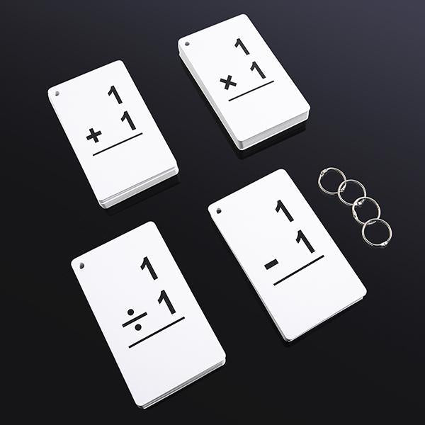 Cartões Matemáticos - 216 Cartões Para Adicionar, Subtrair, Multiplicar e Dividir