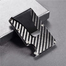 Suporte de Cartão de Fibra de Carbono Minimalista com Bloqueio RFID - SafeCard