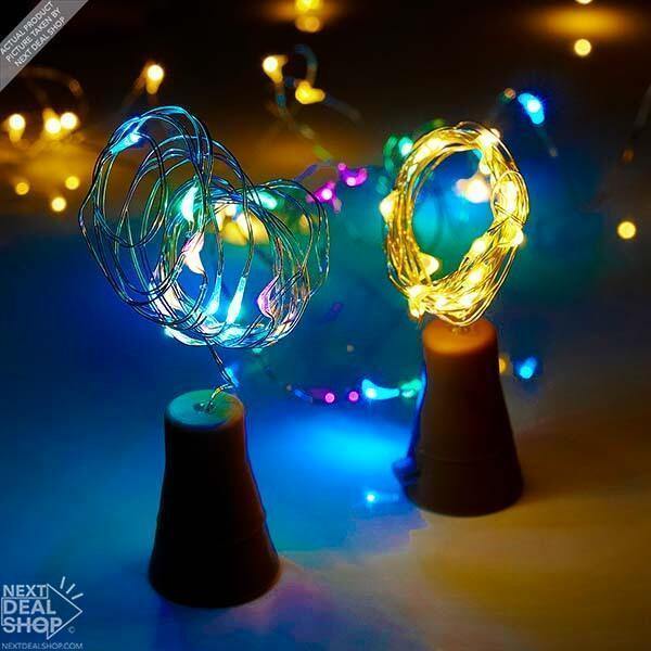 Fio de Luz com Rolha (Prova D'água)