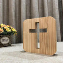 Lâmpada de madeira 3D - LuminaWood