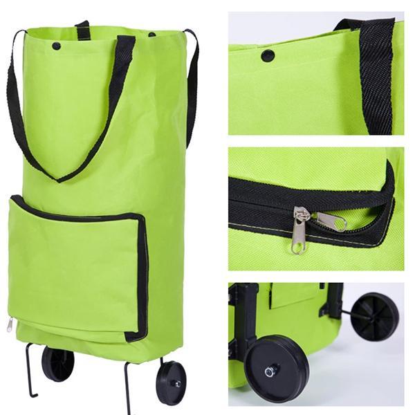 Saco de Compras Dobrável com Rodas - ShopRoll