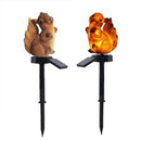 Esquilo de Luz Decorativa de Jardim à Energia Solar