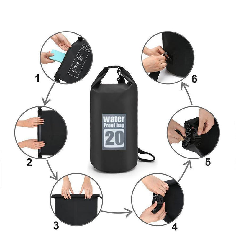 Mochila Flutuante Impermeável -AquaVibe Voyager