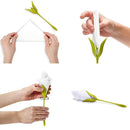 4 Pcs de Porta-Guardanapos de Flores