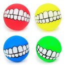 2 pcs Bola de Pet com Dentes Engraçados - DentaPlay