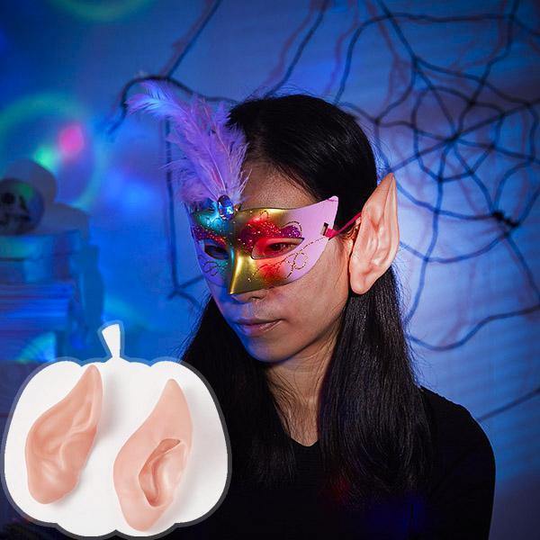 2 Peças de Orelhas de Elfo para Halloween