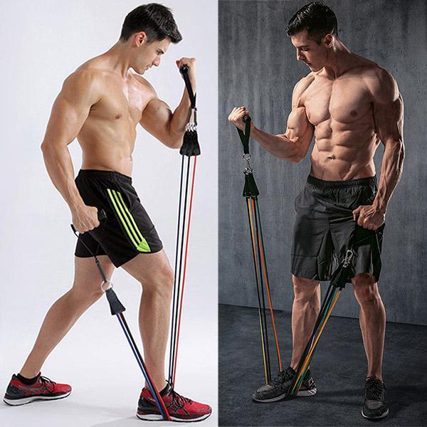 Conjunto de Banda de Resistência de Treino em Casa - PowerFlex Home
